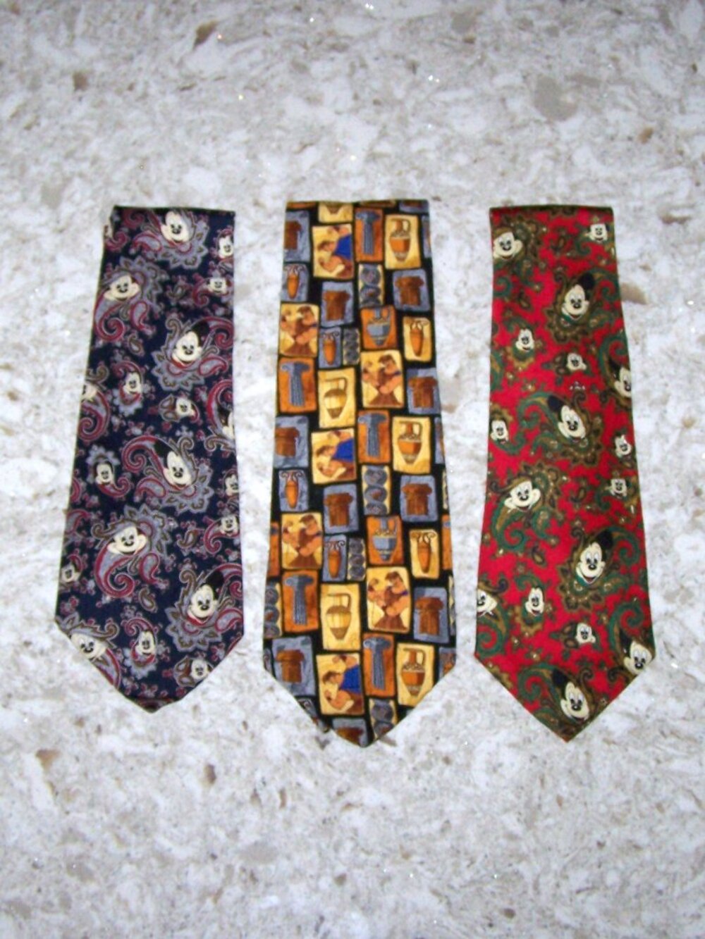 Men’s Necktie Set Disney Mickey & Hercules Ties